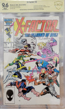 Load image into Gallery viewer, X-Factor #5 9.6 Graded -1st Appearance of Apocalypse- Signed and Remarqued by Joe Rubinstein
