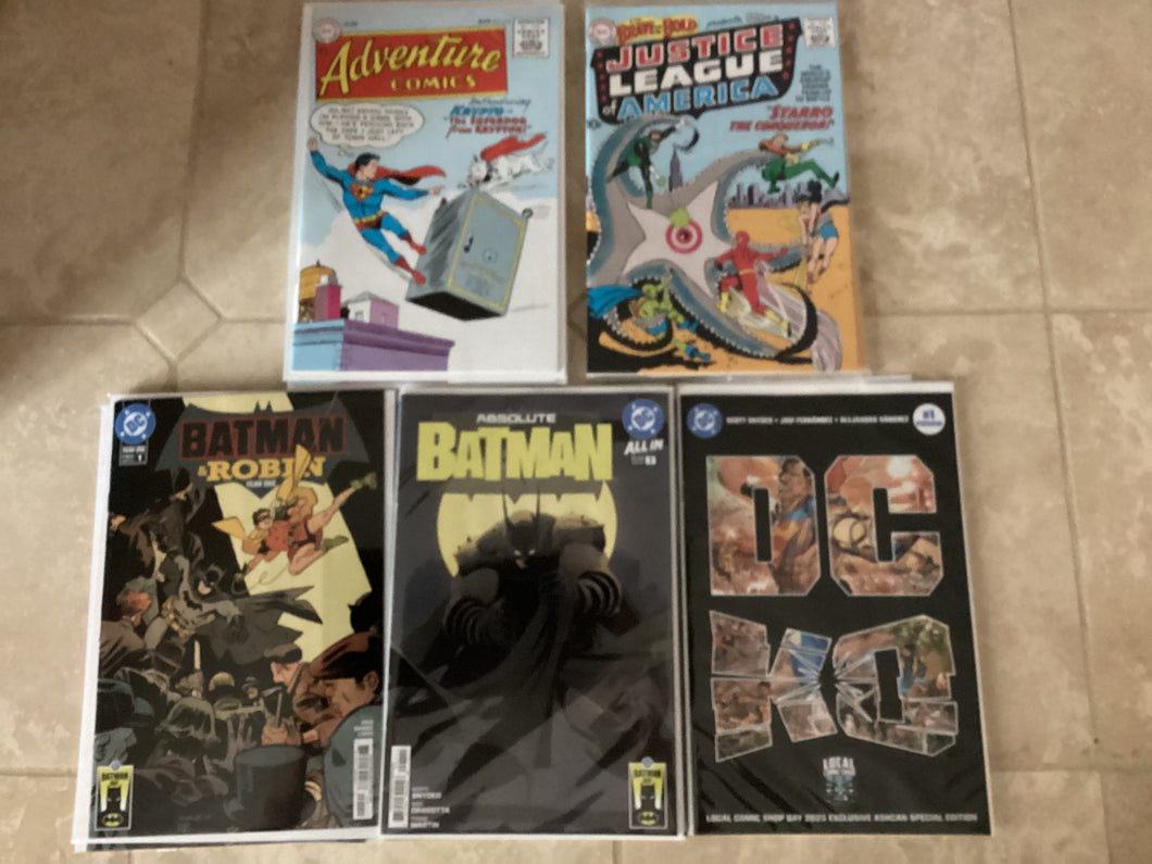 Batman DC Superhero Comic Lot! 5 Special Comics!