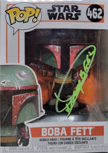 Load image into Gallery viewer, BOBA FETT Funko POP #462 signed by Dickey Beer w/COA
