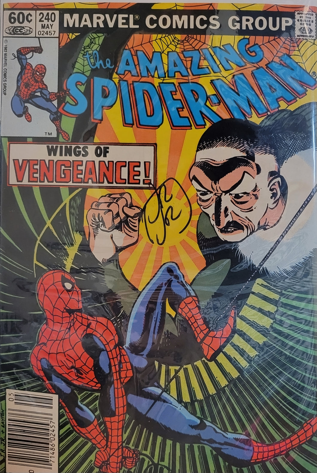 Amazing Spider-Man #240 Signed By John Romita Jr w/COA