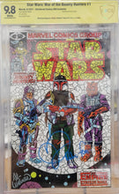 Load image into Gallery viewer, Star Wars: War of the Bounty Hunters #1 9.8 Graded Signed by Daniel Logan
