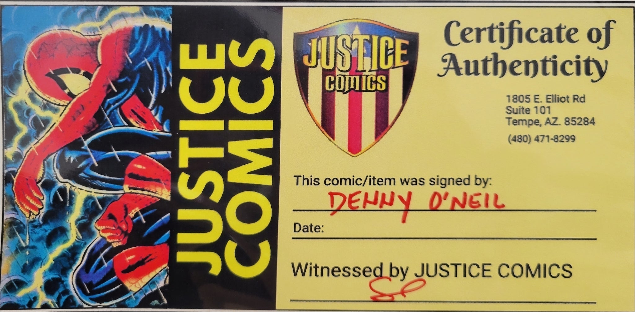 Superman #234 Signed by Denny O'Neil w/COA – Justice Comics