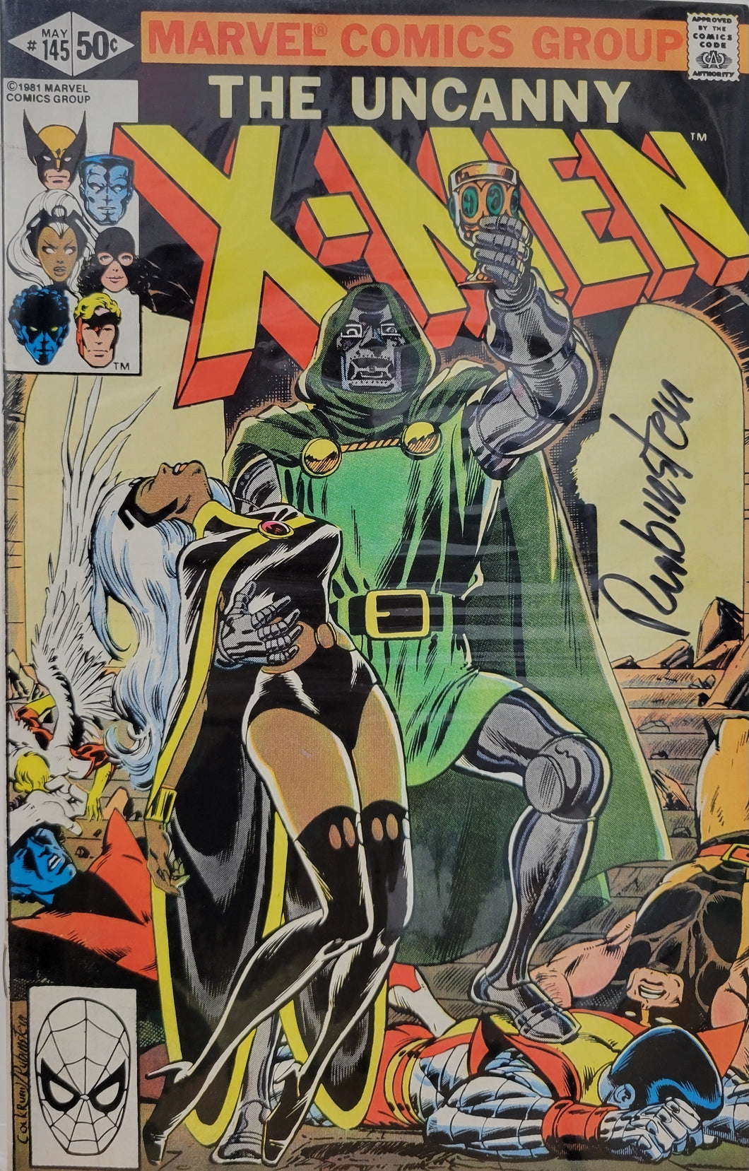 Uncanny X-Men #145 Signed by Joe Rubinstein w/COA
