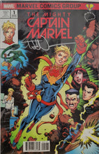 Load image into Gallery viewer, The Mighty Captain Marvel #1 Signed by Todd Nauck w/COA
